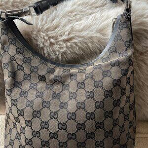 Black Canvas Gucci Purse